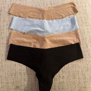 Victoria's Secret Black and Tan Panties Set Intimates & Sleepwear